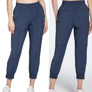 CALIA by Carrie Underwood Women's Woven Workwear Jogger in Navy Blue Ardosia